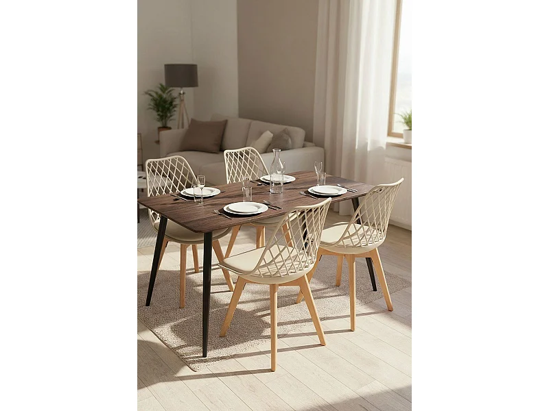 Packs Sillas Comedor - Pack 4 Sillas Mima - Greige