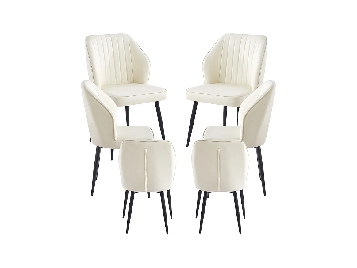 Packs Sillas Comedor - Pack 6 Sillas Wenye - Blanco