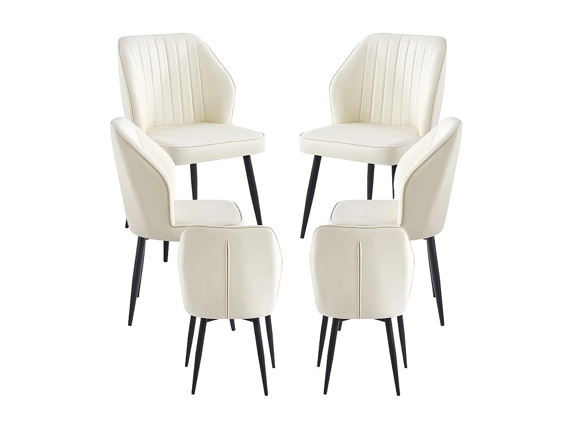 Packs Sillas Comedor - Pack 6 Sillas Wenye - Blanco