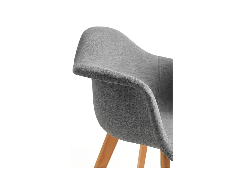 Packs Sillas Comedor - Pack 4 Sillas Belu Tela - Gris oscuro