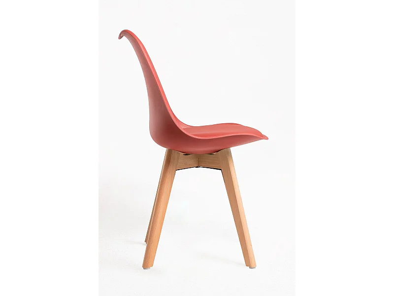 Sillas Comedor - Silla Synk Basic - Rojo Vino