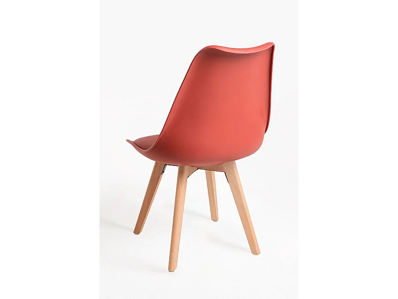 Sillas Comedor - Silla Synk Basic - Rojo Vino