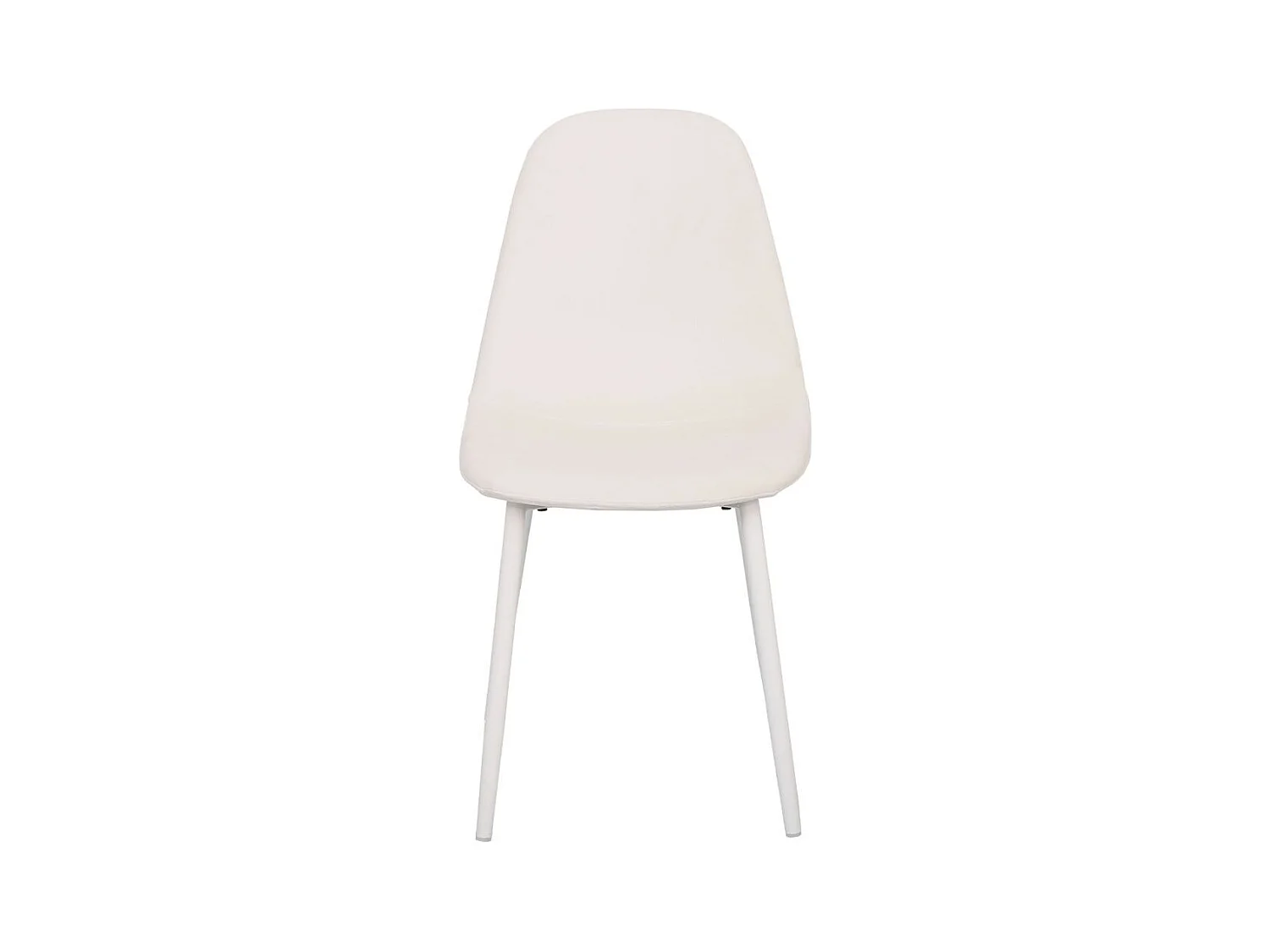 Sillas Comedor - Silla Teok White Terciopelo - Blanco