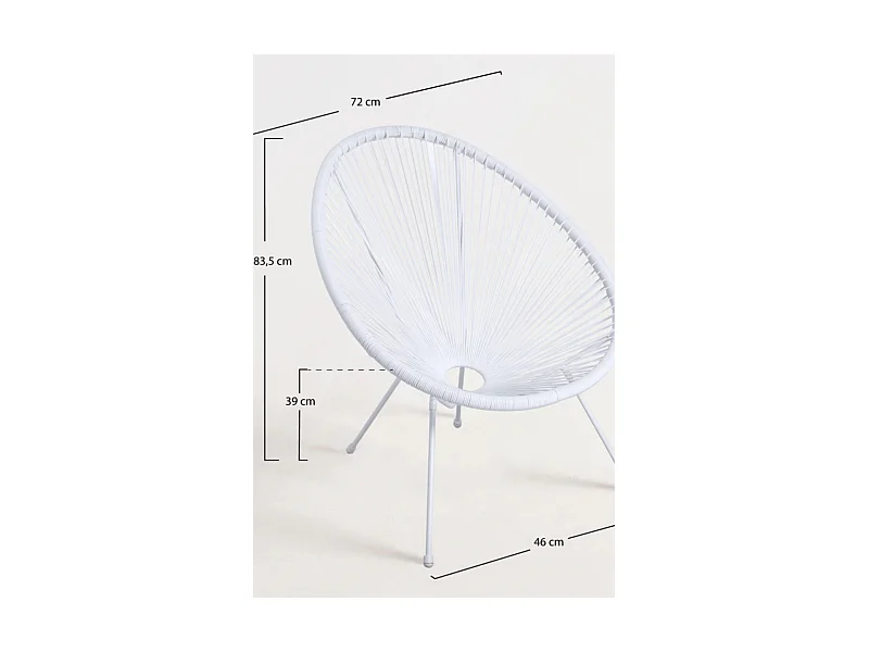 Packs Sillas - Packs 2 Sillas Karibic - Blanco