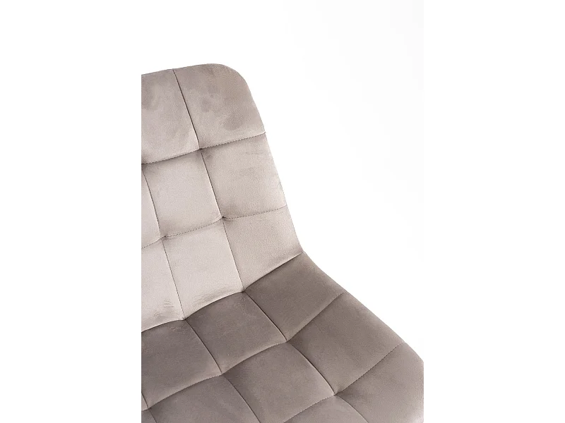 Sillas Comedor - Silla Teray Terciopelo - Gris claro