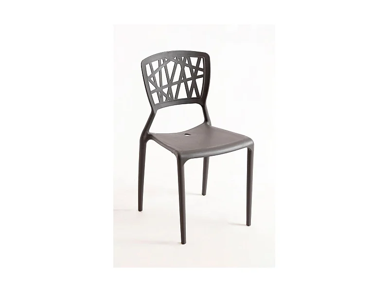 Sillas Comedor - Silla Delta - Gris oscuro