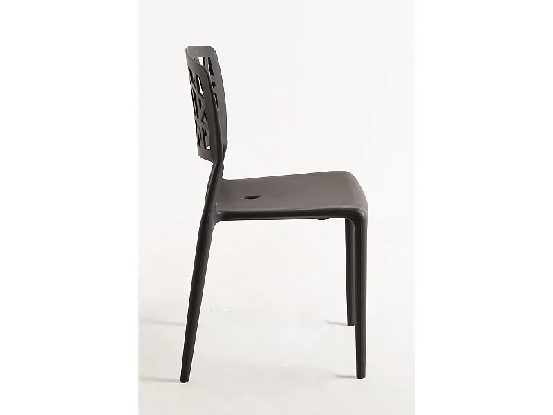 Sillas Comedor - Silla Delta - Gris oscuro