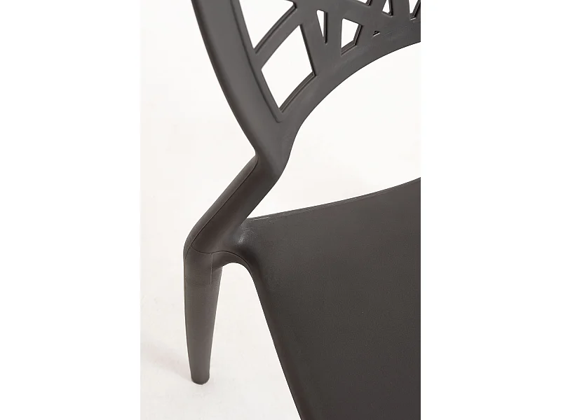 Sillas Comedor - Silla Delta - Gris oscuro