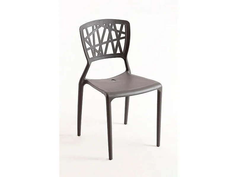 Sillas Comedor - Silla Delta - Gris oscuro