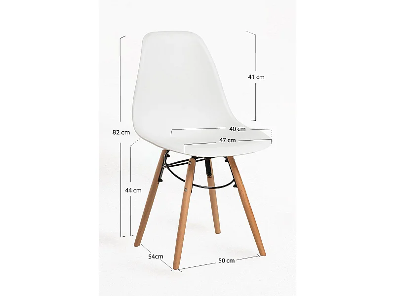 Sillas Comedor - Silla Nedi - Blanco