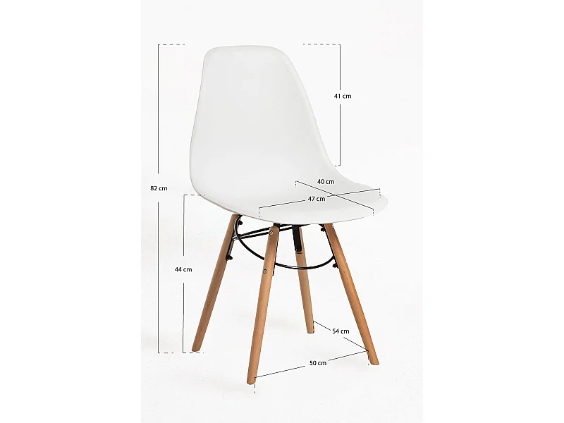 Sillas Comedor - Silla Nedi - Blanco