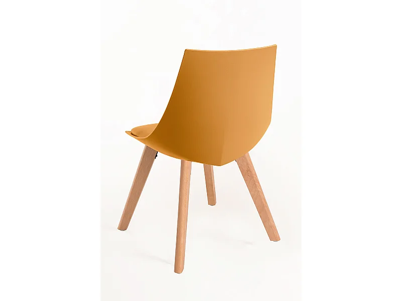 Packs Sillas Comedor - Pack 2 Sillas Blok - Mostaza