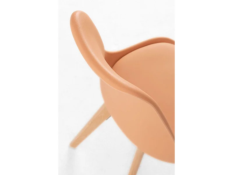 Packs Sillas Comedor - Pack 4 Sillas Synk Basic - Naranja claro