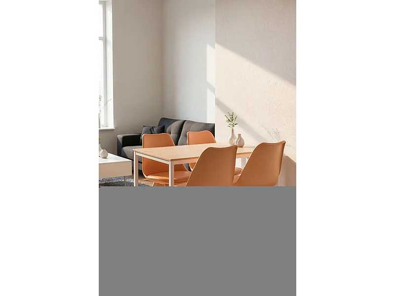 Packs Sillas Comedor - Pack 4 Sillas Synk Basic - Naranja claro