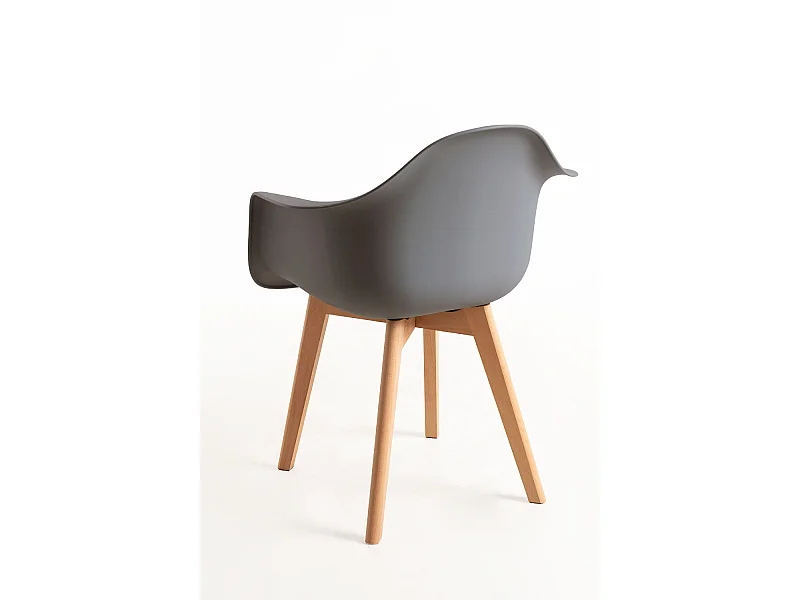 Packs Sillas Comedor - Pack 6 Sillas Belu - Gris oscuro