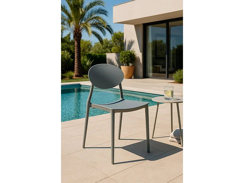 Sillas Comedor - Silla Bután - Gris claro