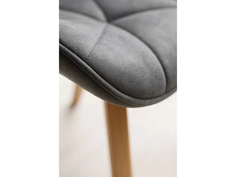 Packs Sillas - Pack 4 Sillas Zie Terciopelo - Gris