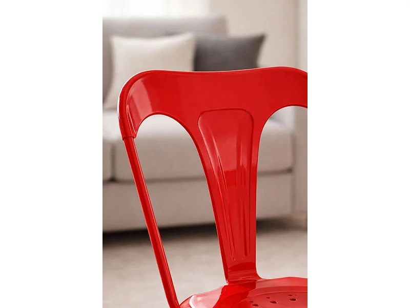 Sillas Comedor - Silla Ulix - Rojo
