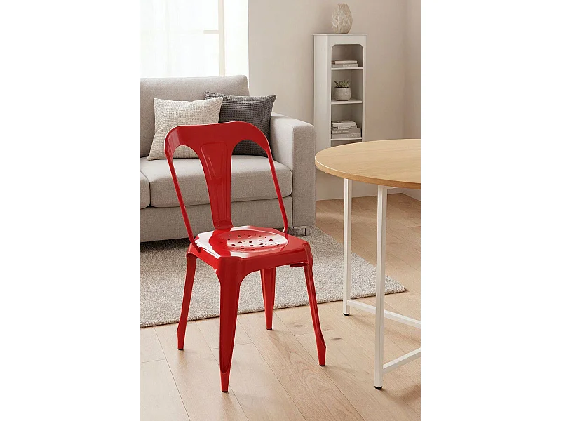 Sillas Comedor - Silla Ulix - Rojo