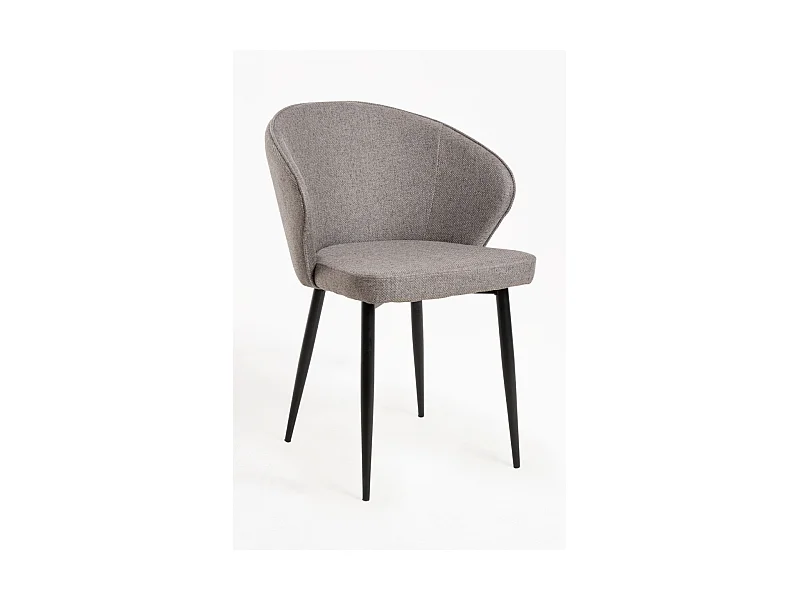 Sillas Comedor - Silla Zalva Tela - Gris