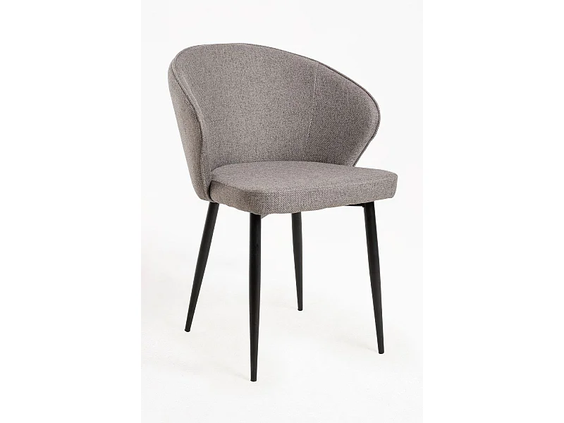 Sillas Comedor - Silla Zalva Tela - Gris