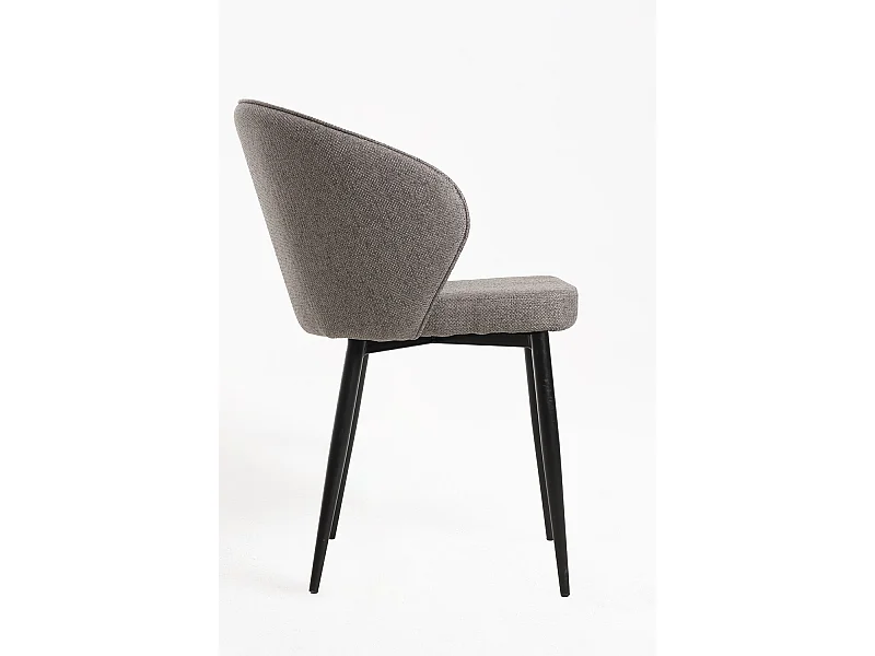 Sillas Comedor - Silla Zalva Tela - Gris