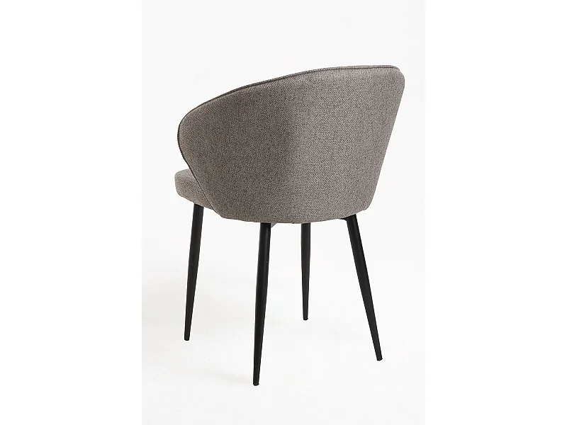Sillas Comedor - Silla Zalva Tela - Gris