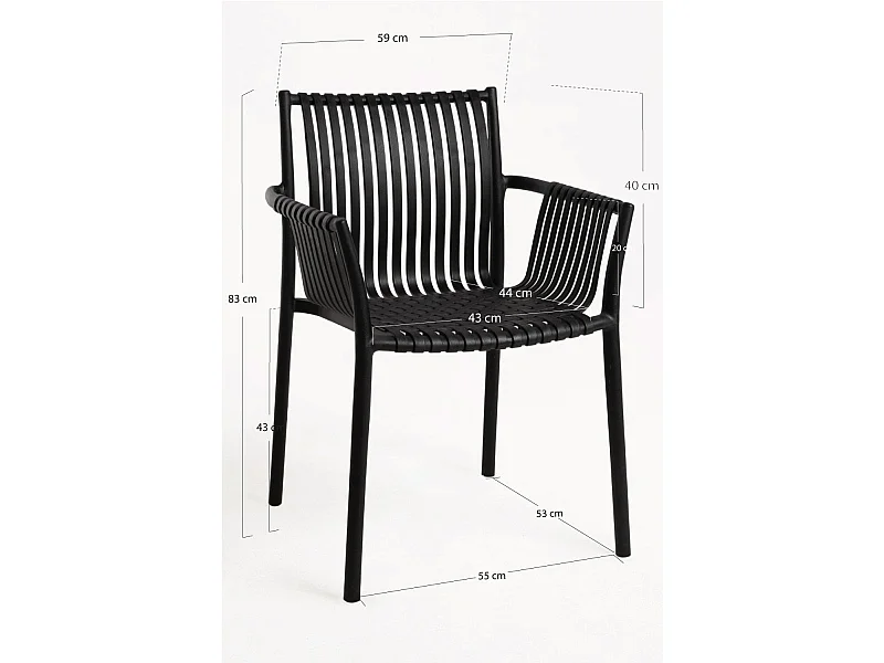 Sillas Comedor - Silla Docis - Negro