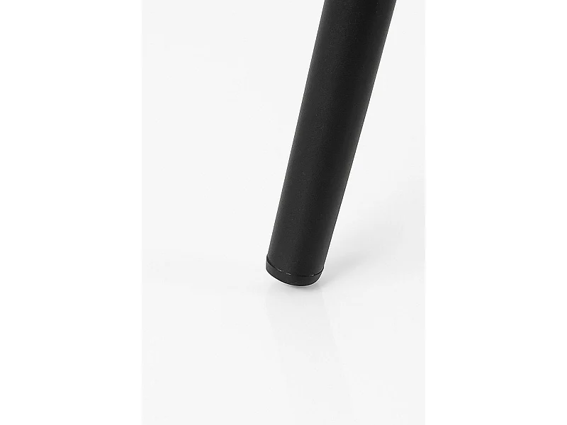 Sillas Comedor - Silla Black Teok Polipiel - Negro