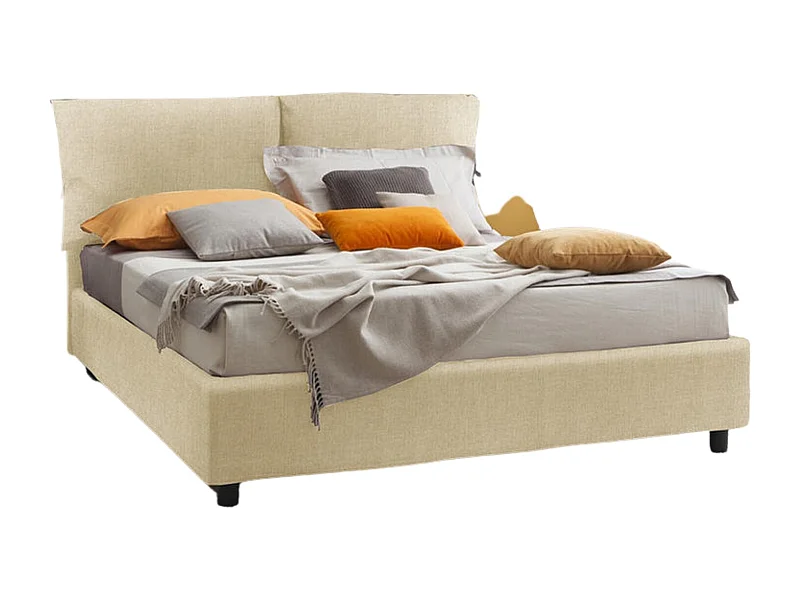 Noemi,  Letto Matrimoniale Noemi Rete Fissa Tessuto Corda (170cm X 200cm X 108cm)| Duzzle