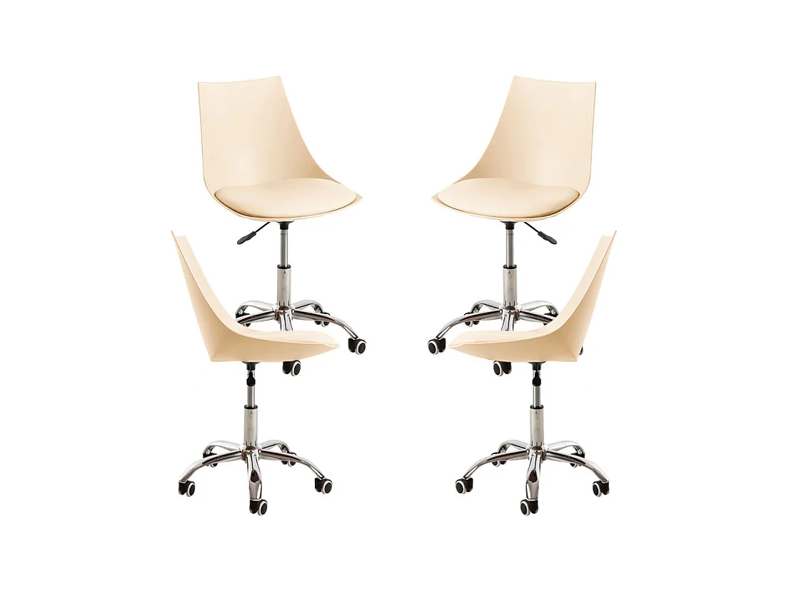 Packs Sillas - Pack 4 Sillas Blok Office - Beige