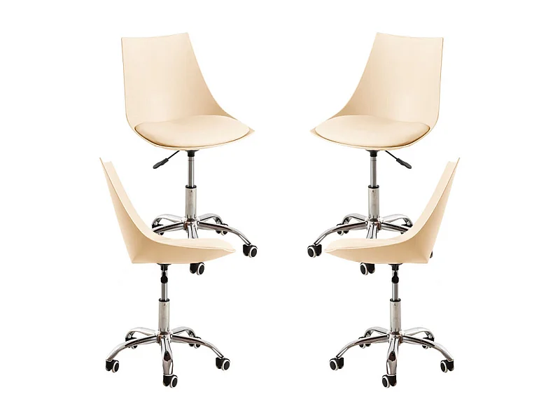 Packs Sillas - Pack 4 Sillas Blok Office - Beige