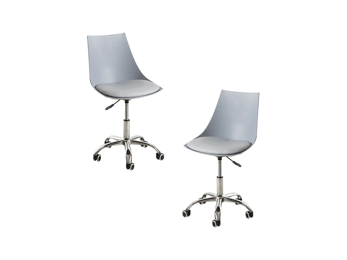 Packs Sillas - Pack 2 Sillas Blok Office - Gris claro