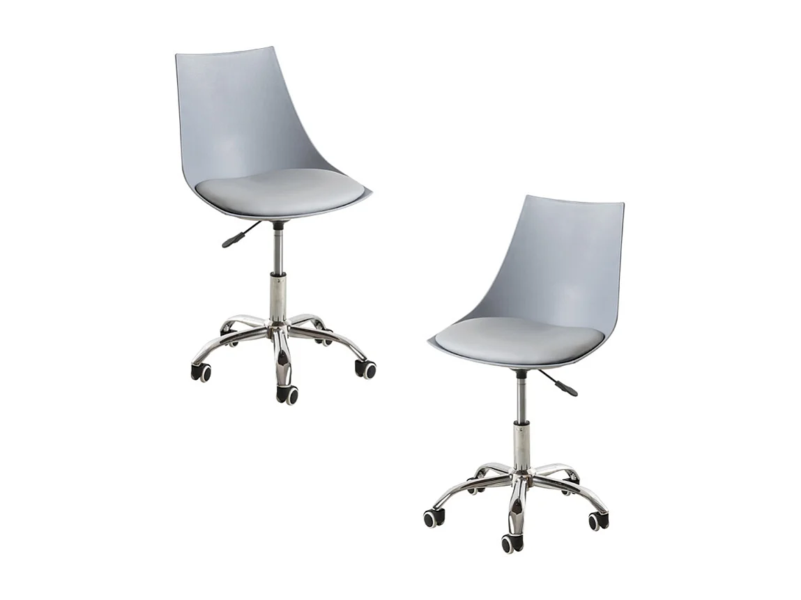 Packs Sillas - Pack 2 Sillas Blok Office - Gris claro