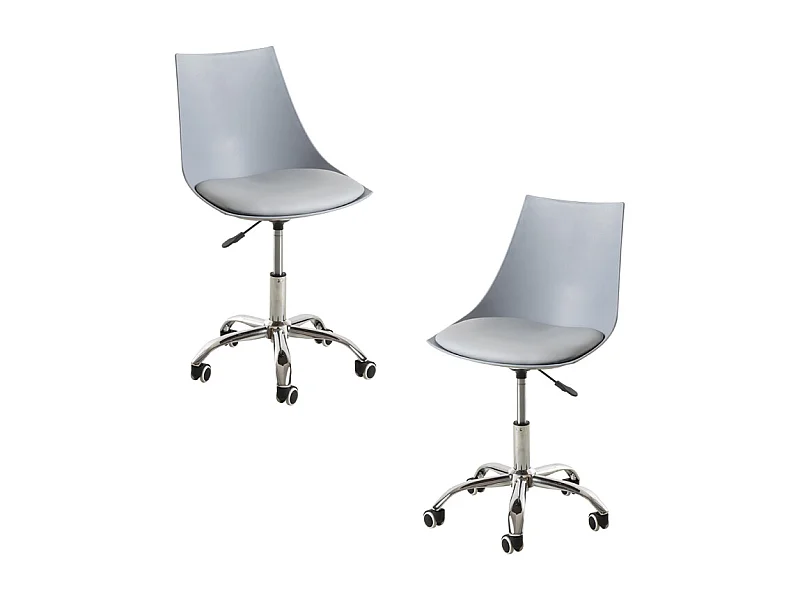 Packs Sillas - Pack 2 Sillas Blok Office - Gris claro