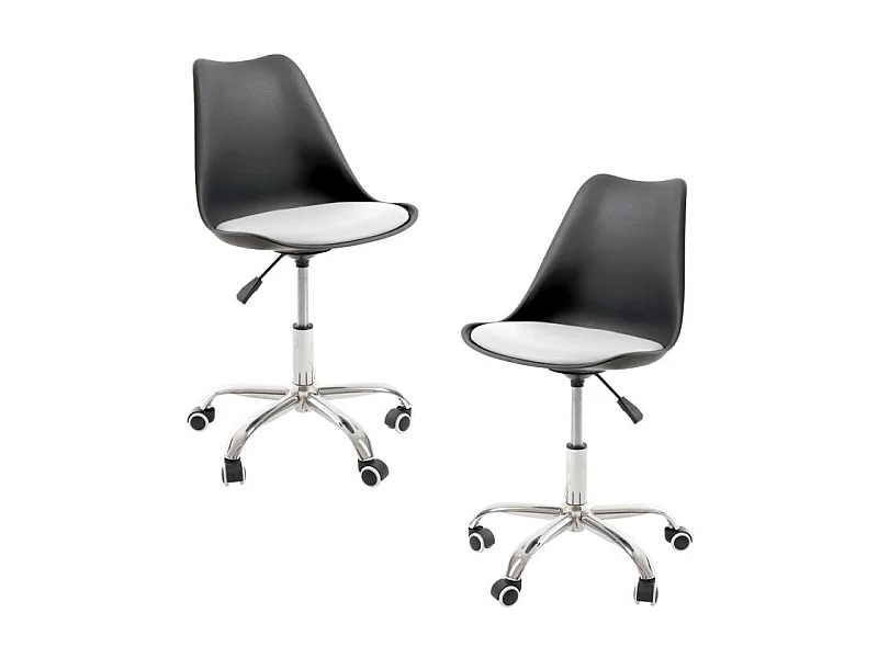 Packs Sillas - Pack 2 Sillas Neo - Negro y Blanco