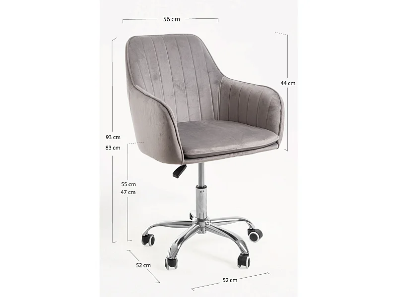 Silla de Escritorio sin brazos Chic Office - Diseño innovador - Ideal para Estudio y Oficinas