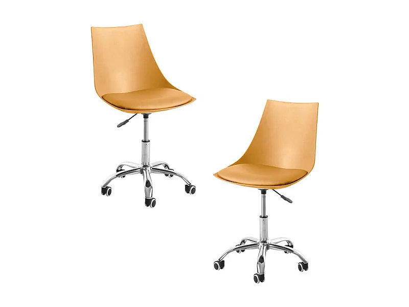 Packs Sillas - Pack 2 Sillas Blok Office - Mostaza