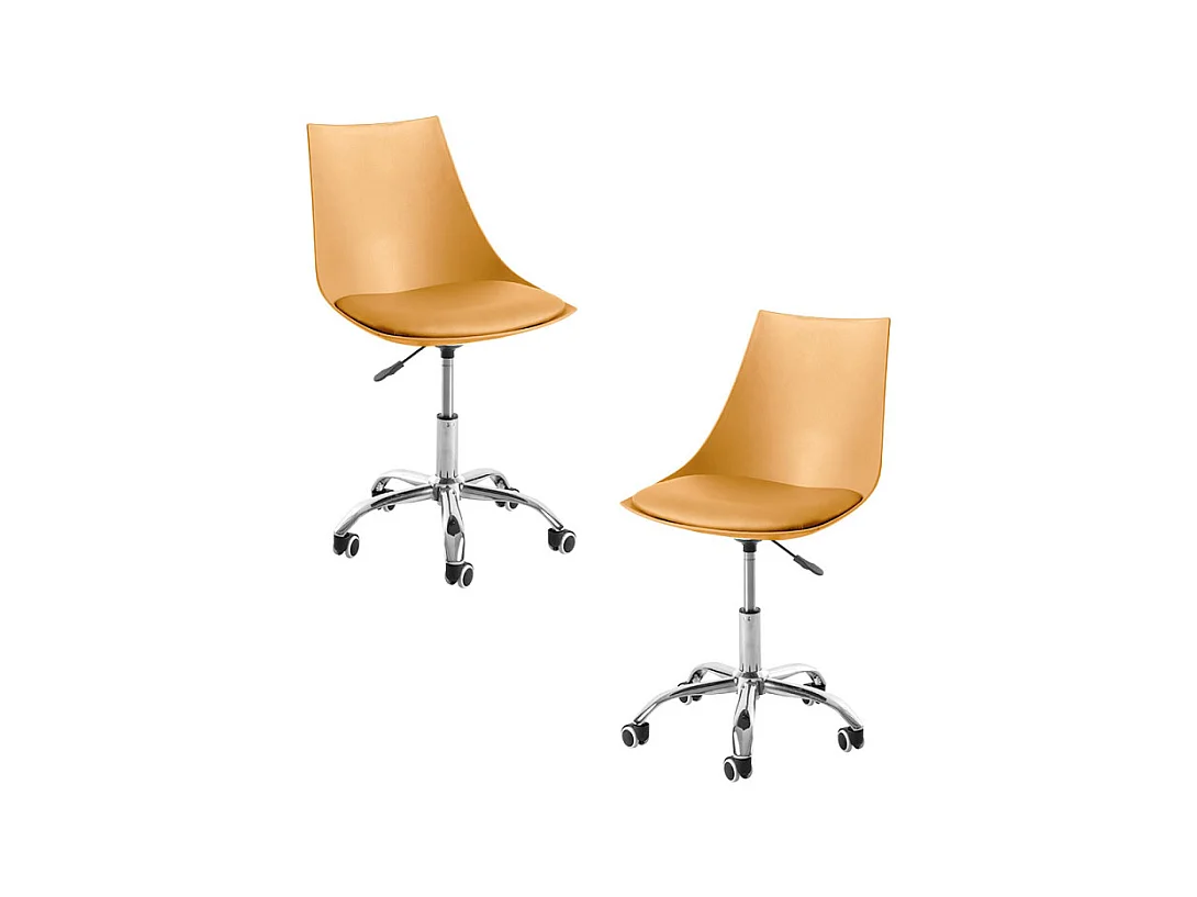Packs Sillas - Pack 2 Sillas Blok Office - Mostaza