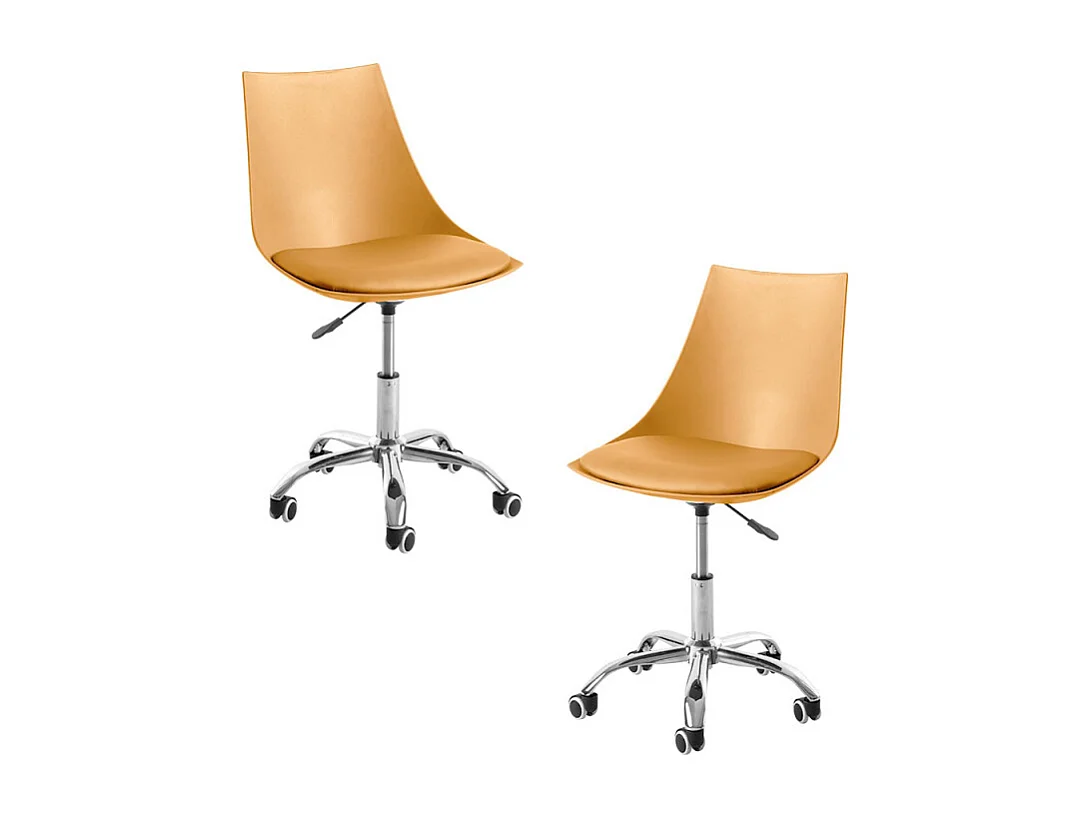 Packs Sillas - Pack 2 Sillas Blok Office - Mostaza