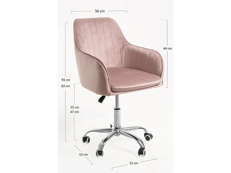 Silla de Escritorio sin brazos Chic Office - Diseño innovador - Ideal para Estudio y Oficinas