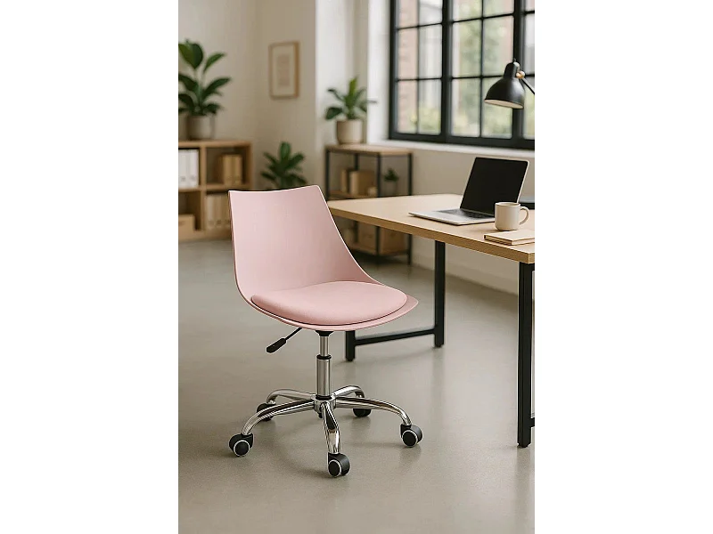 Silla de Escritorio sin brazos Blok Office - Diseño innovador - Ideal para Estudio y Oficinas