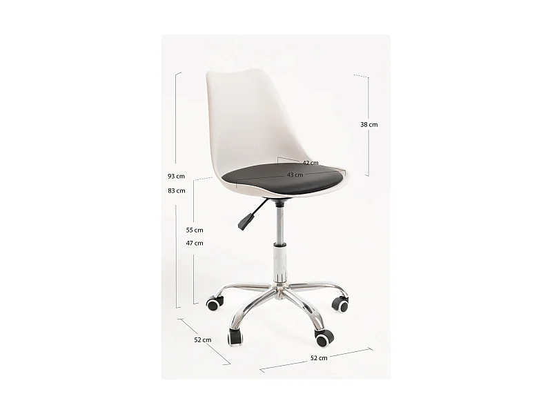 Packs Sillas - Pack 4 Sillas Neo - Blanco y Negro