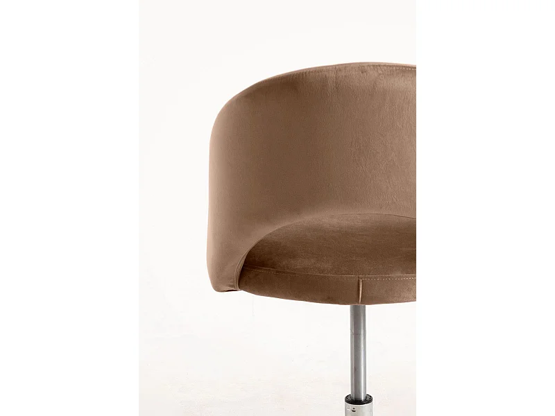 Silla de Escritorio sin brazos Hole Terciopelo Office - Diseño innovador - Ideal para Estudio y Oficinas