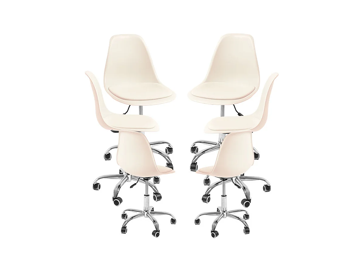 Packs Sillas - Pack 6 Sillas Dami Office - Beige