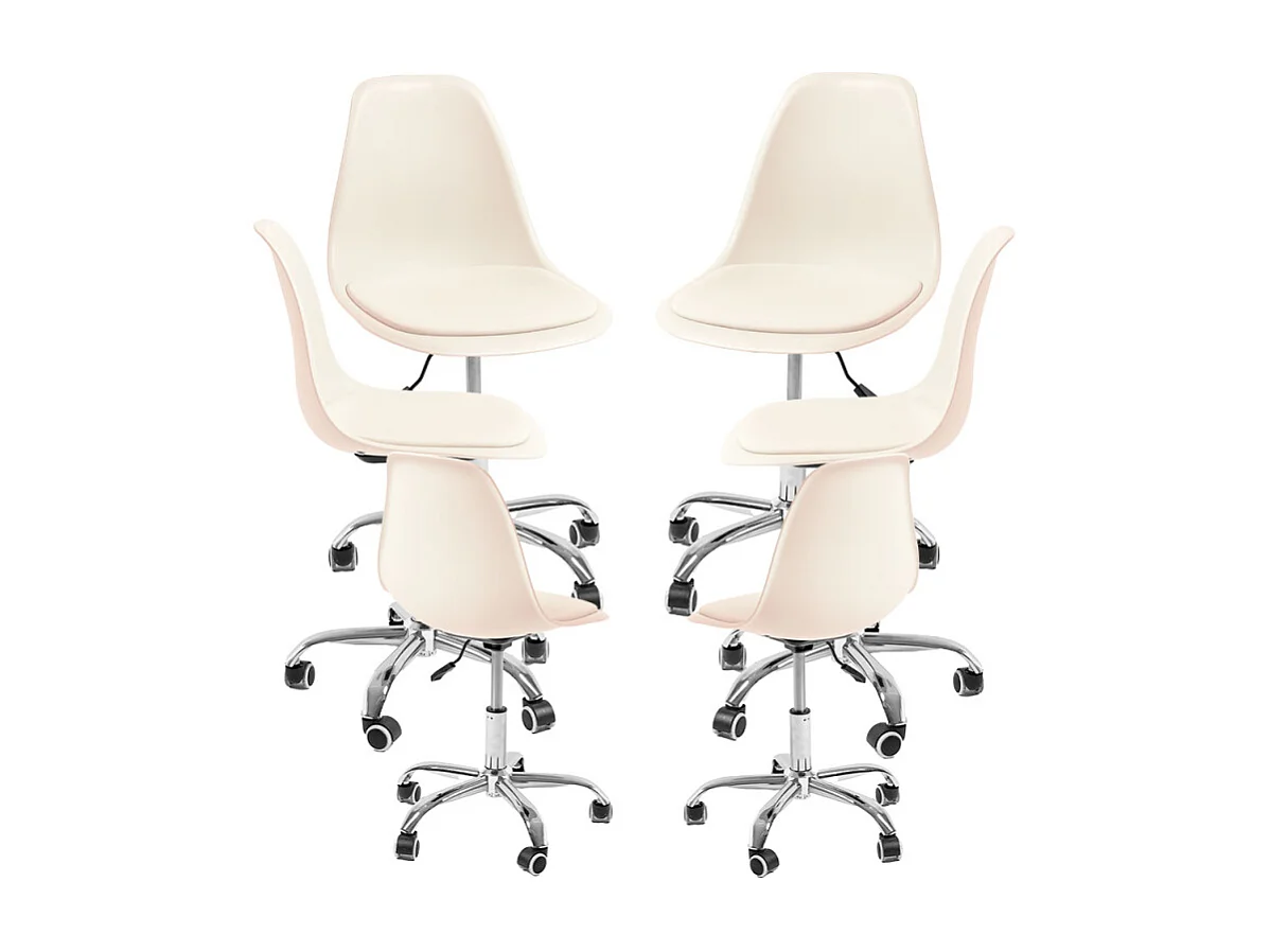 Packs Sillas - Pack 6 Sillas Dami Office - Beige