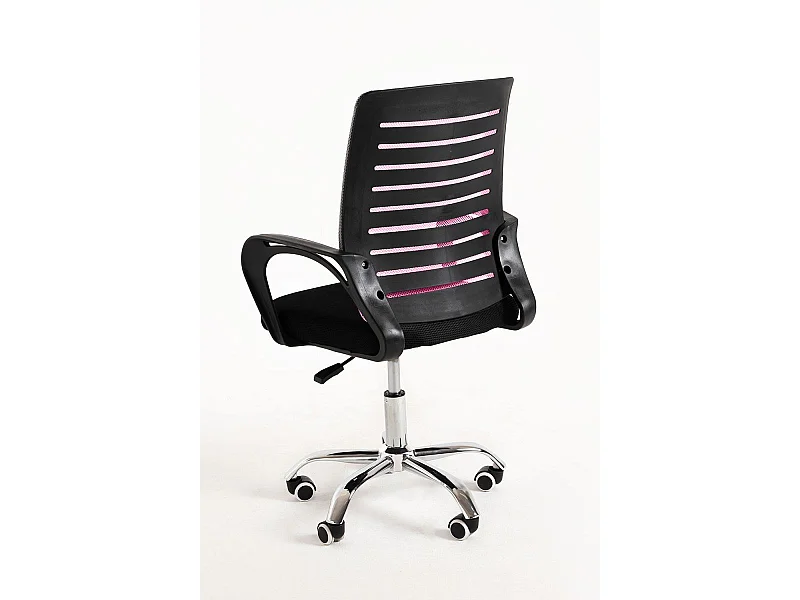 Silla de Oficina Visi en Rosa claro - Máxima Ergonomía - Ideal para Escritorio y Gaming