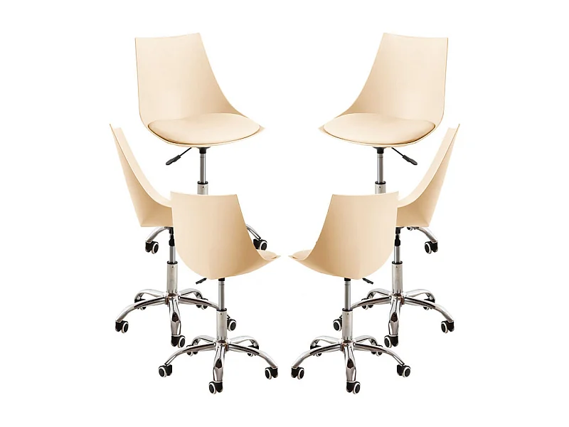 Packs Sillas - Pack 6 Sillas Blok Office - Beige