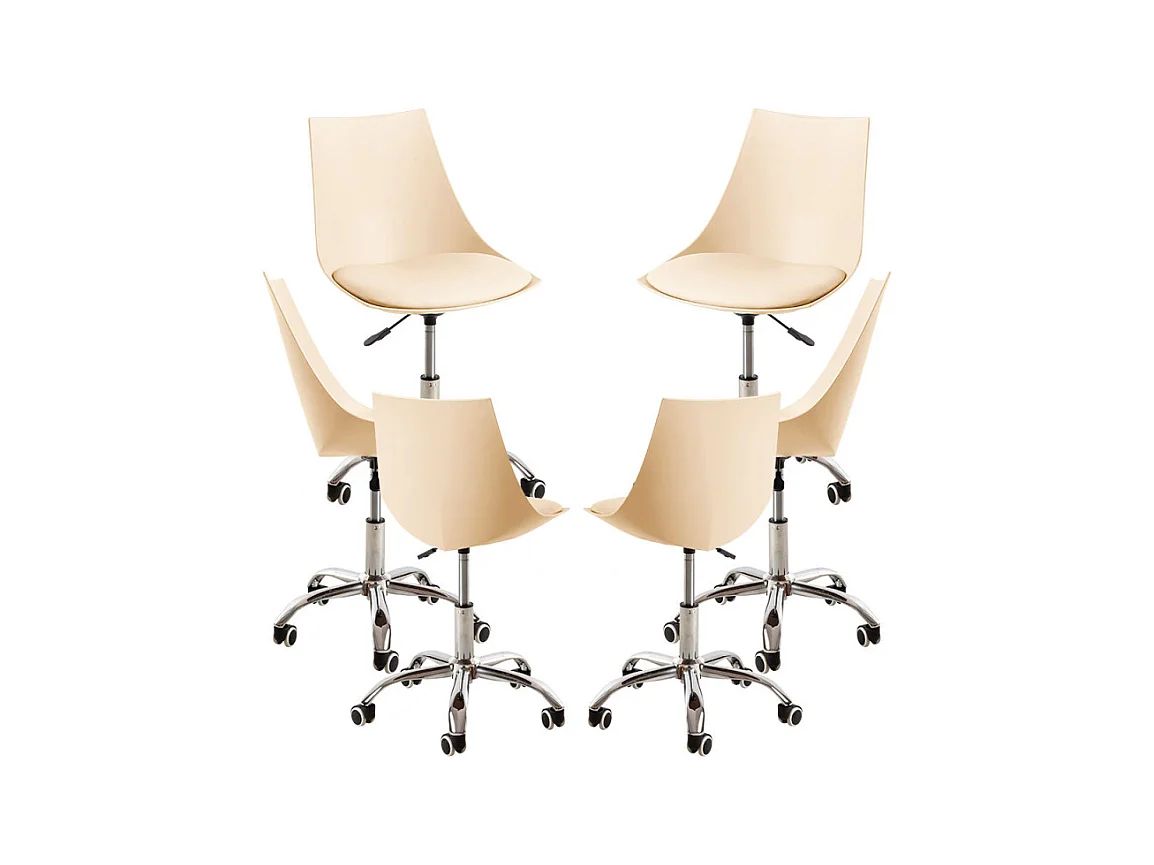 Packs Sillas - Pack 6 Sillas Blok Office - Beige