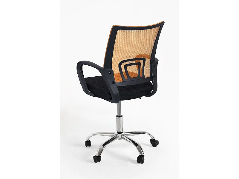Silla de Oficina Naranja y Negra Midi Pro - Máxima Ergonomía - Ideal para Escritorio y Gaming